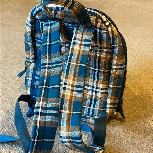 Vera Bradley Plaid Backpack - Picture 6 of 7